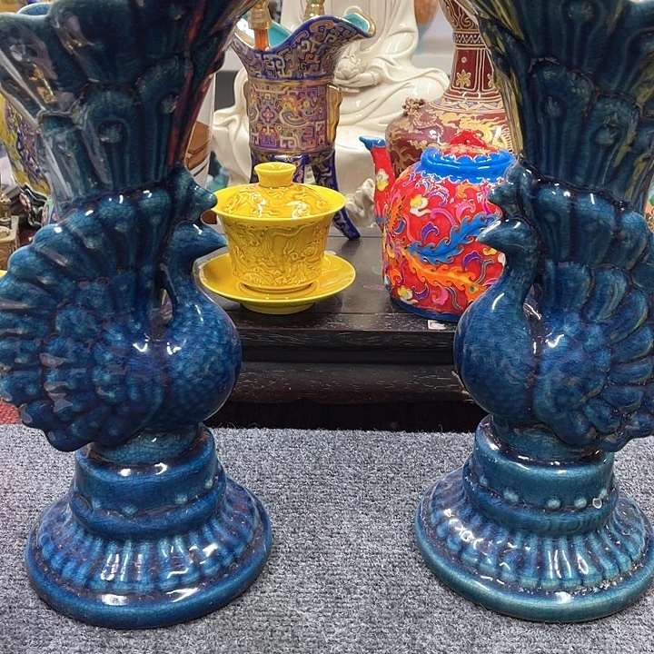 青***音瓷片摆件创意设计风格