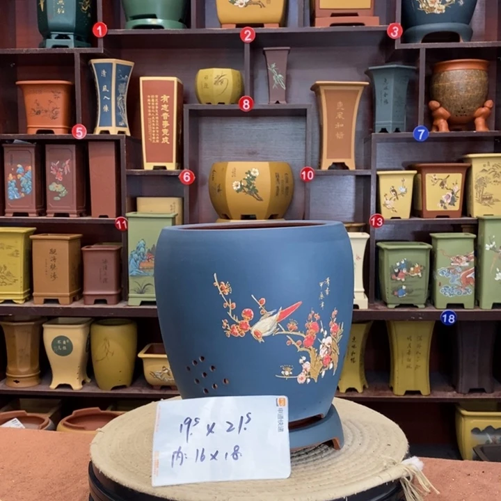 紫砂花盆紫砂花盆
