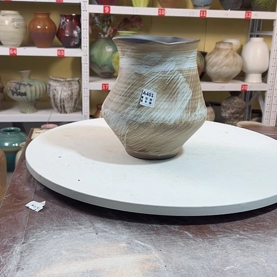 瓶高25口15。陶瓷花瓶摆件。401