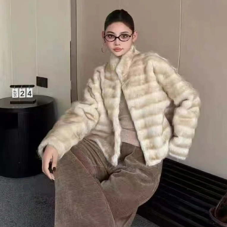 邹先森99967-30立领冬季新款时尚百搭宽松显瘦女外套上衣气质潮流