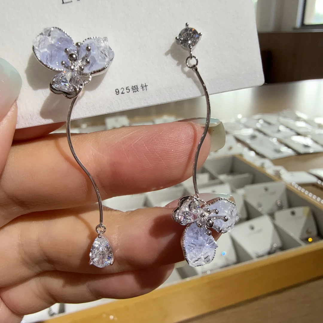 非金属仿珍珠耳饰 丽银精品耳饰B-392