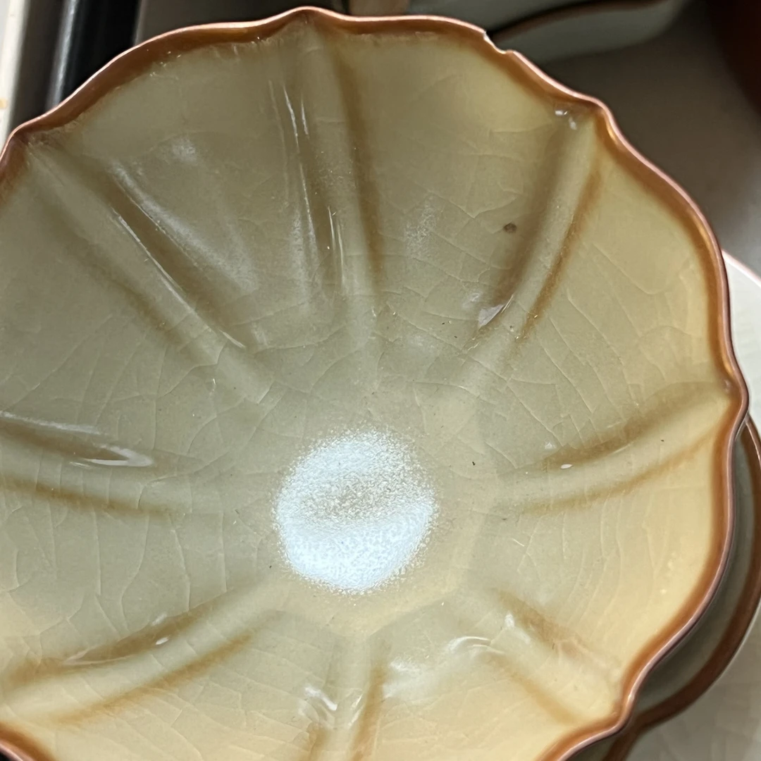 瑕疵3只种花用陶瓷器有瑕疵容器特拍