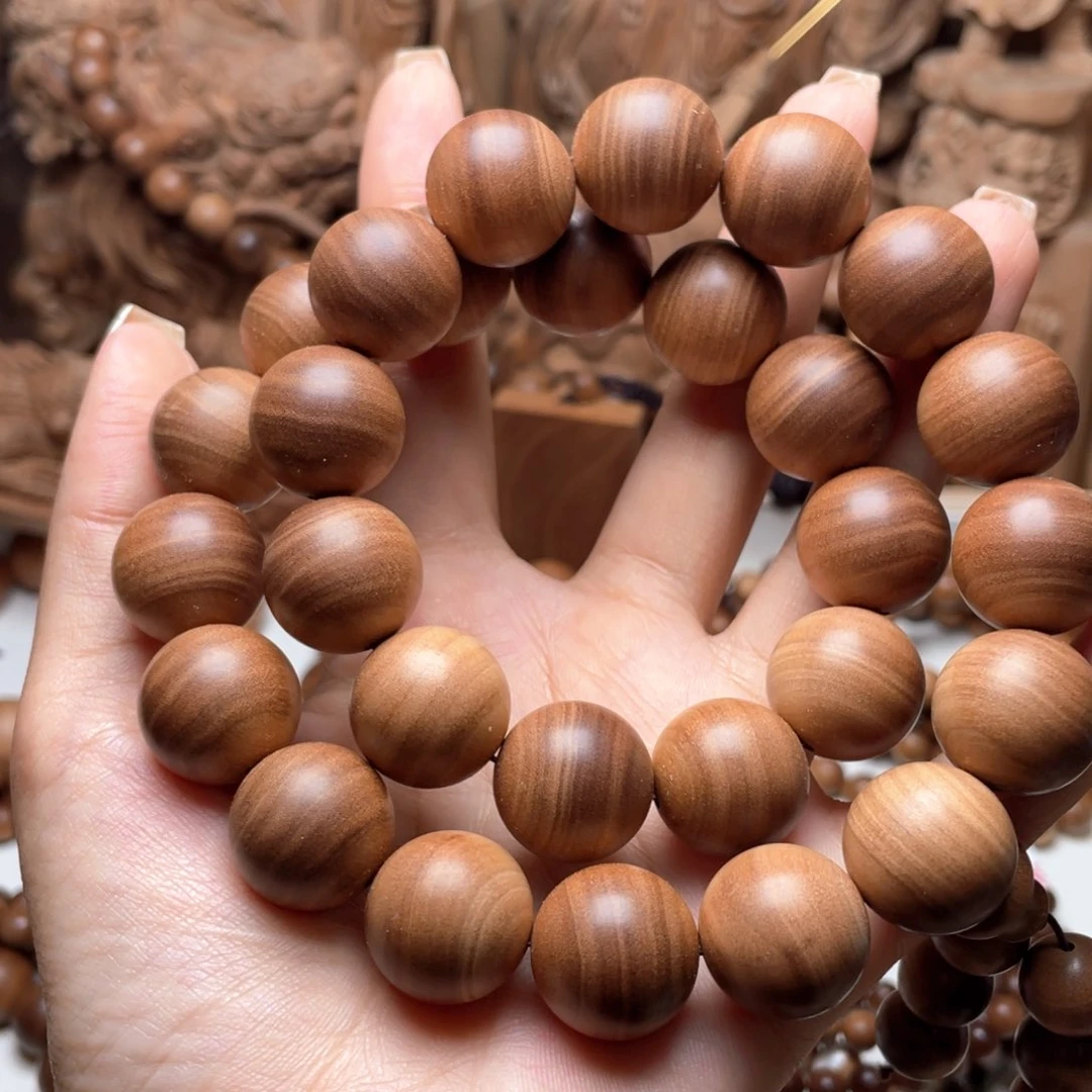 檀香木手串/手链@***遂手串1.8，25颗微瑕