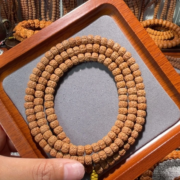 手串金刚菩提精品藏士盘龙小尺寸长串