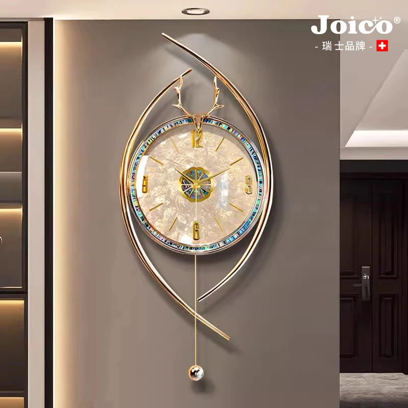 JOICO瑞士挂钟2025新款轻奢简约大气时桌面座钟时钟摆件