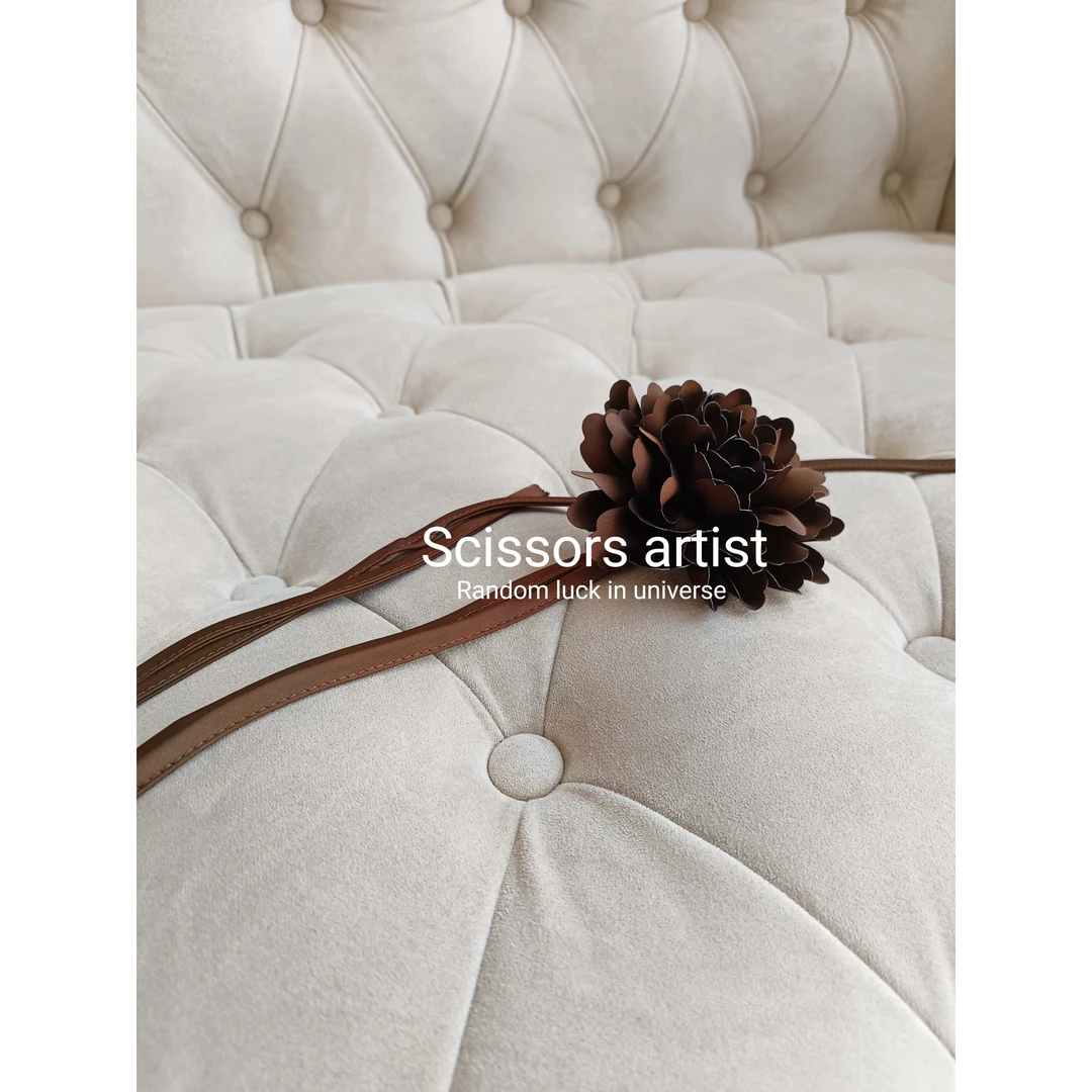 【Scissors artist】高端设计师走秀女装腰带2905