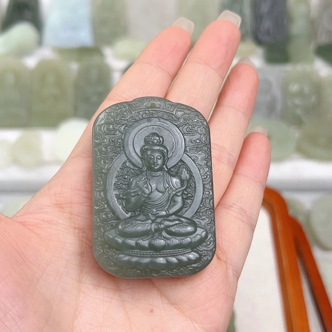 颈饰未镶嵌和田玉J*