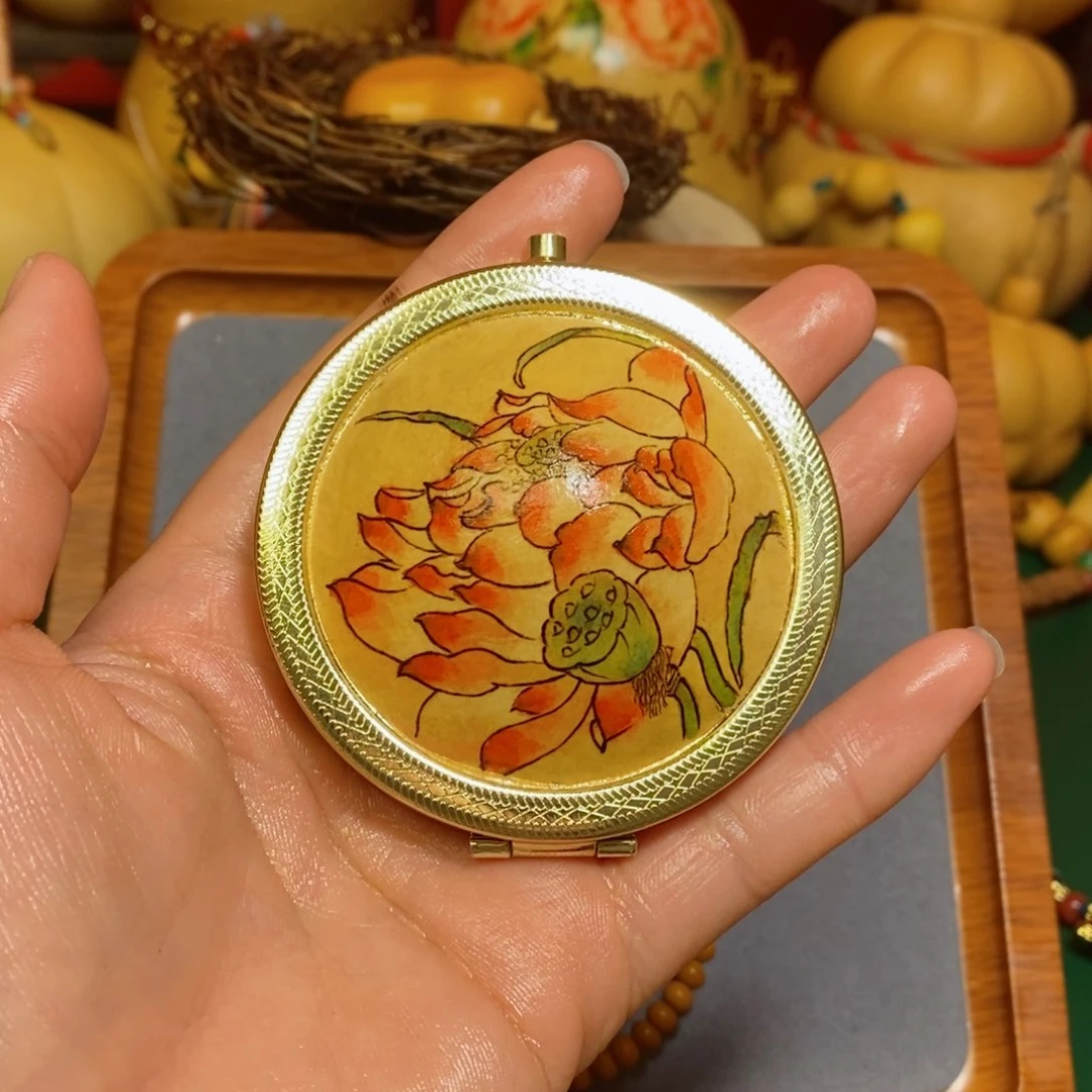 溪*葫芦镜子荷花葫芦葫芦