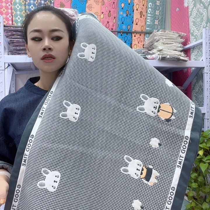 棉灰色小兔子纯棉