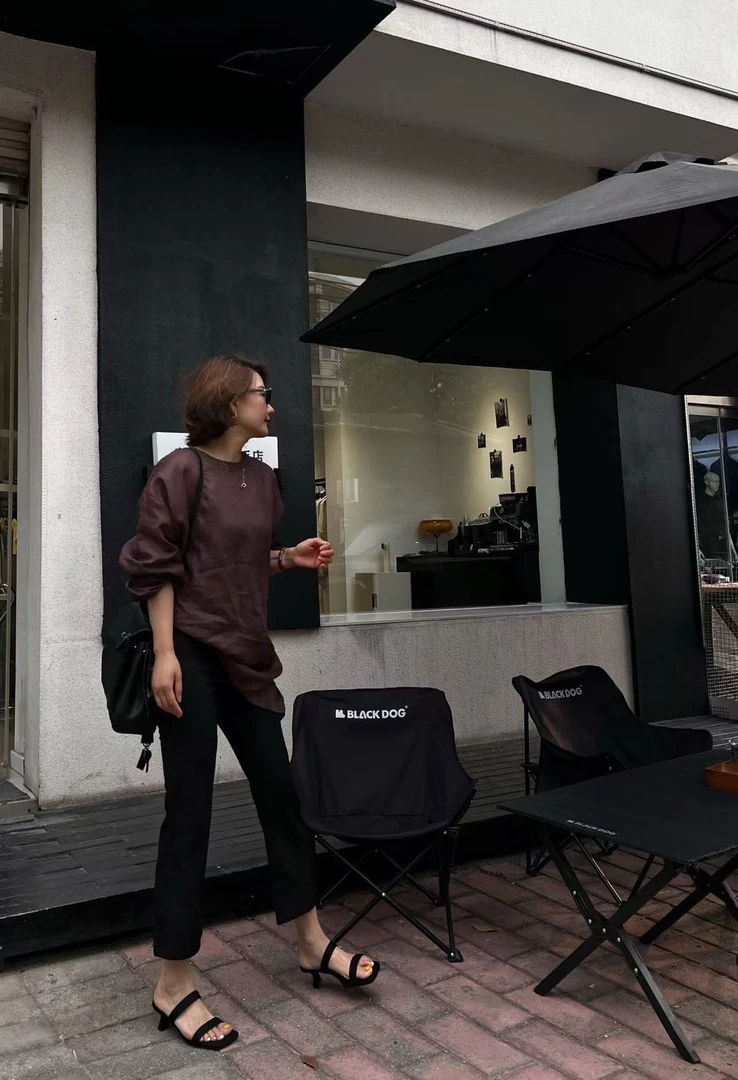 【GAOGAO 】显瘦小黑裤