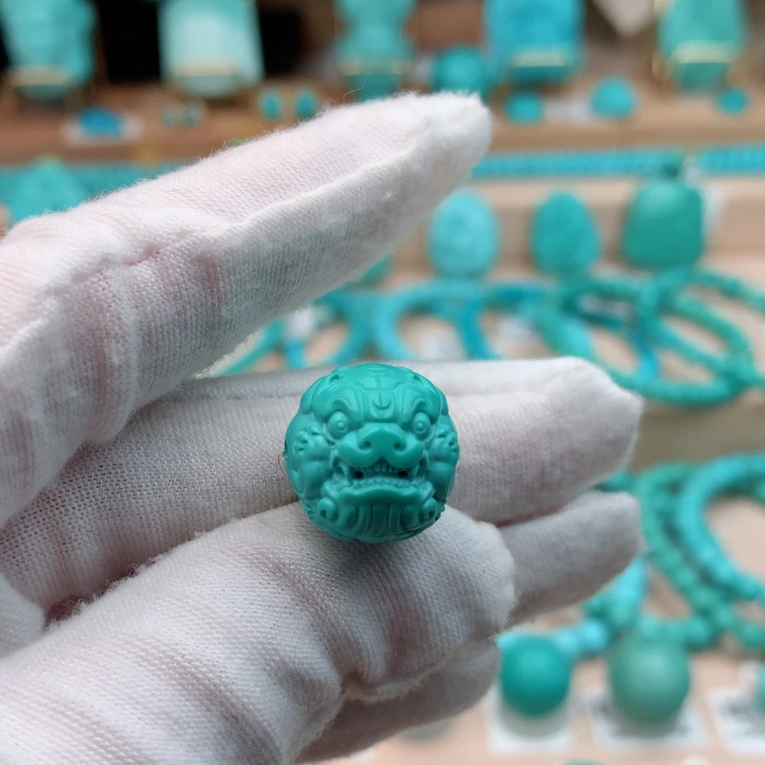 绿松石未镶嵌珠宝奇石15mm
