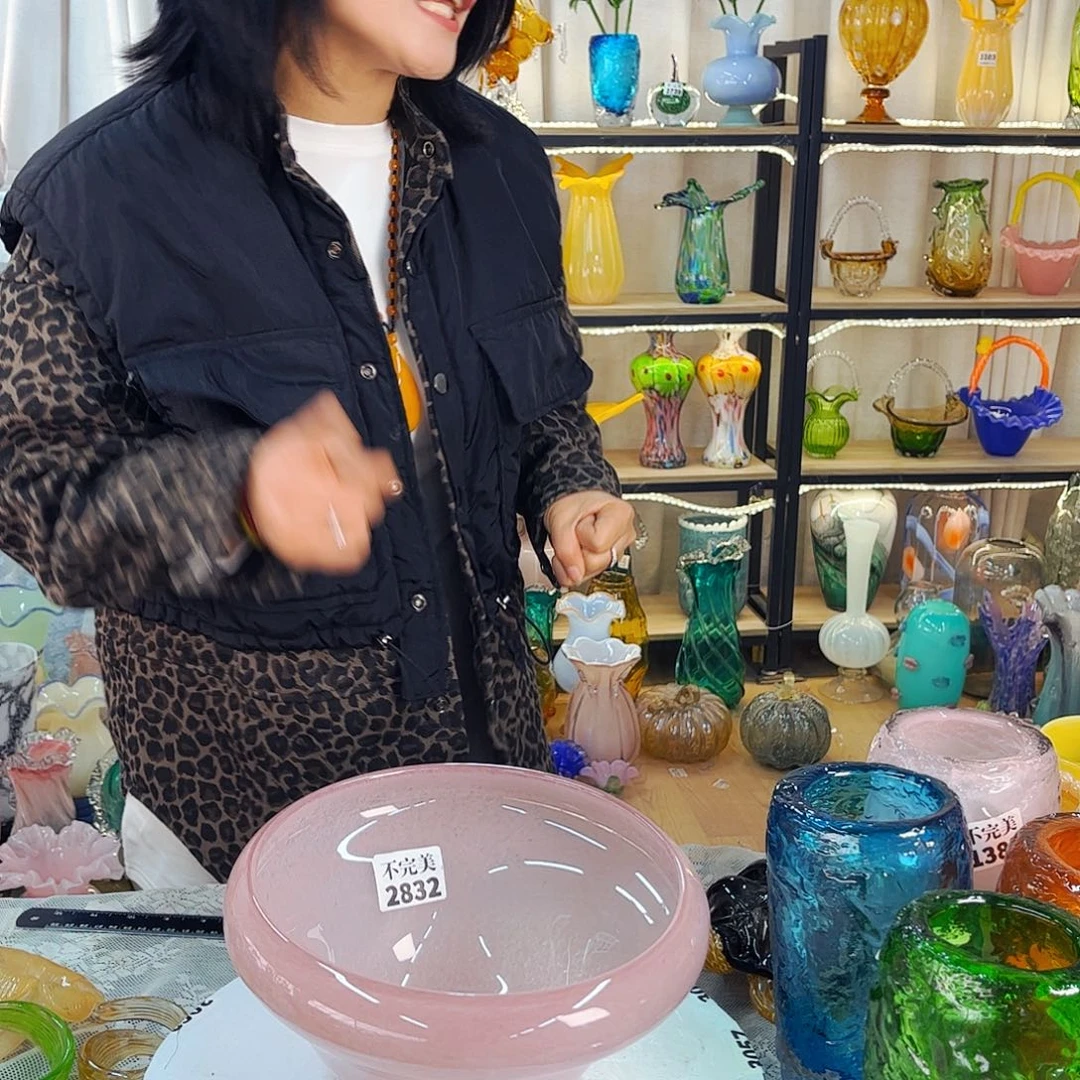 2832 果斗家悦琉璃工艺品不完美