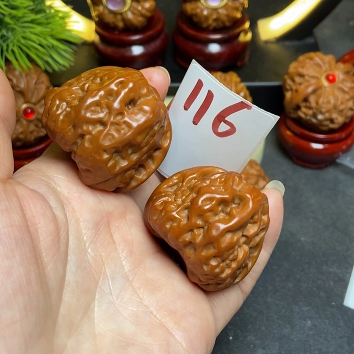 文玩核桃把件38蛤蟆116