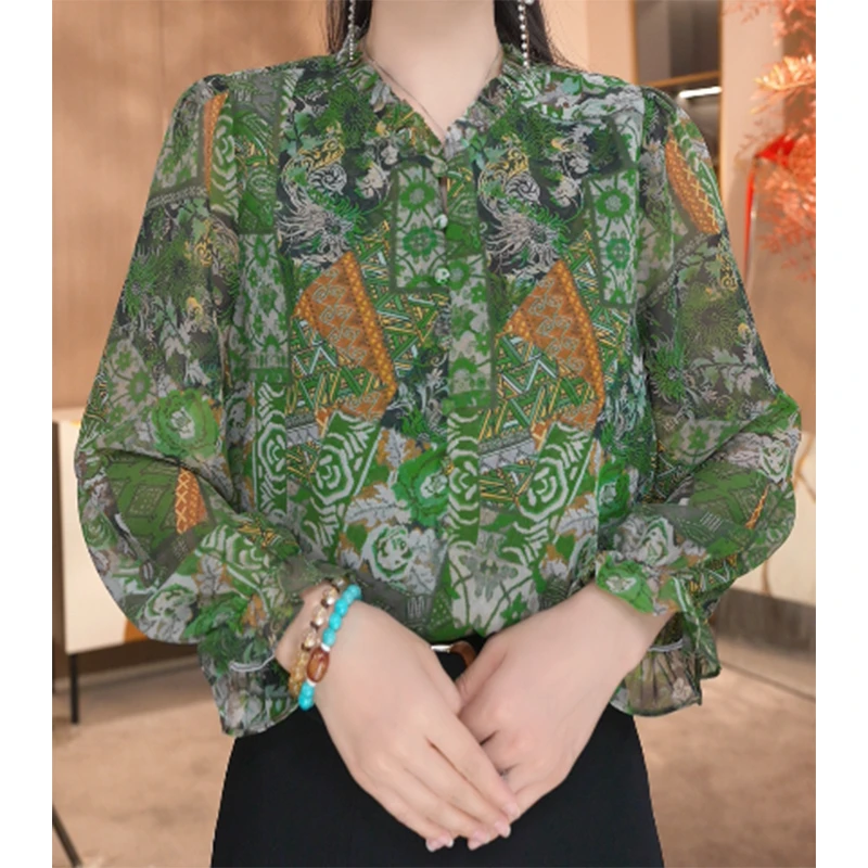 CYM1716时尚衫女夏装新款宽松薄款衬衫上衣