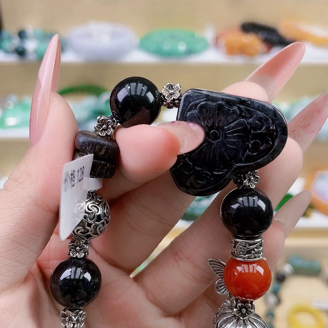 翡翠未镶嵌手链手链