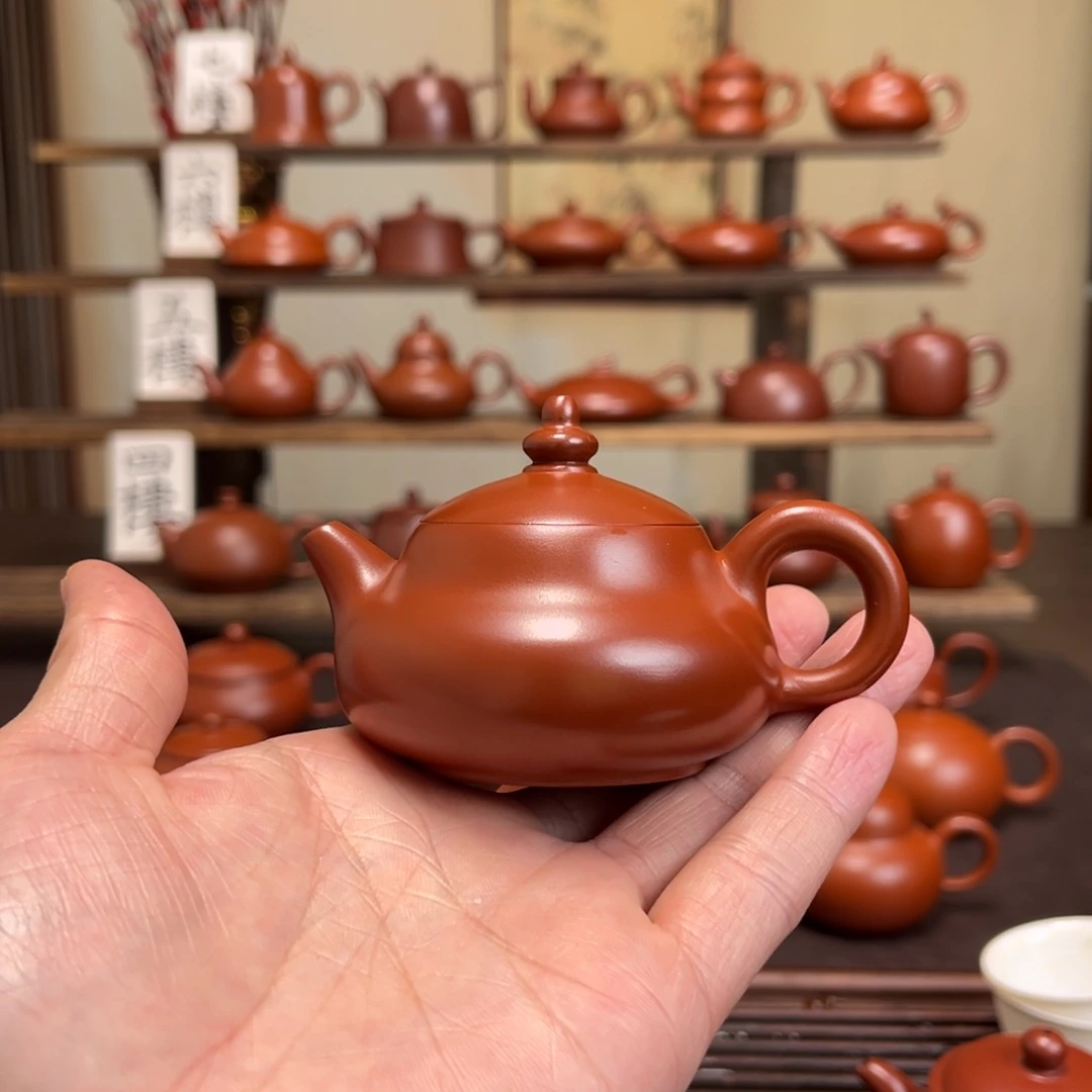 张***铭茶壶紫砂精工富贵