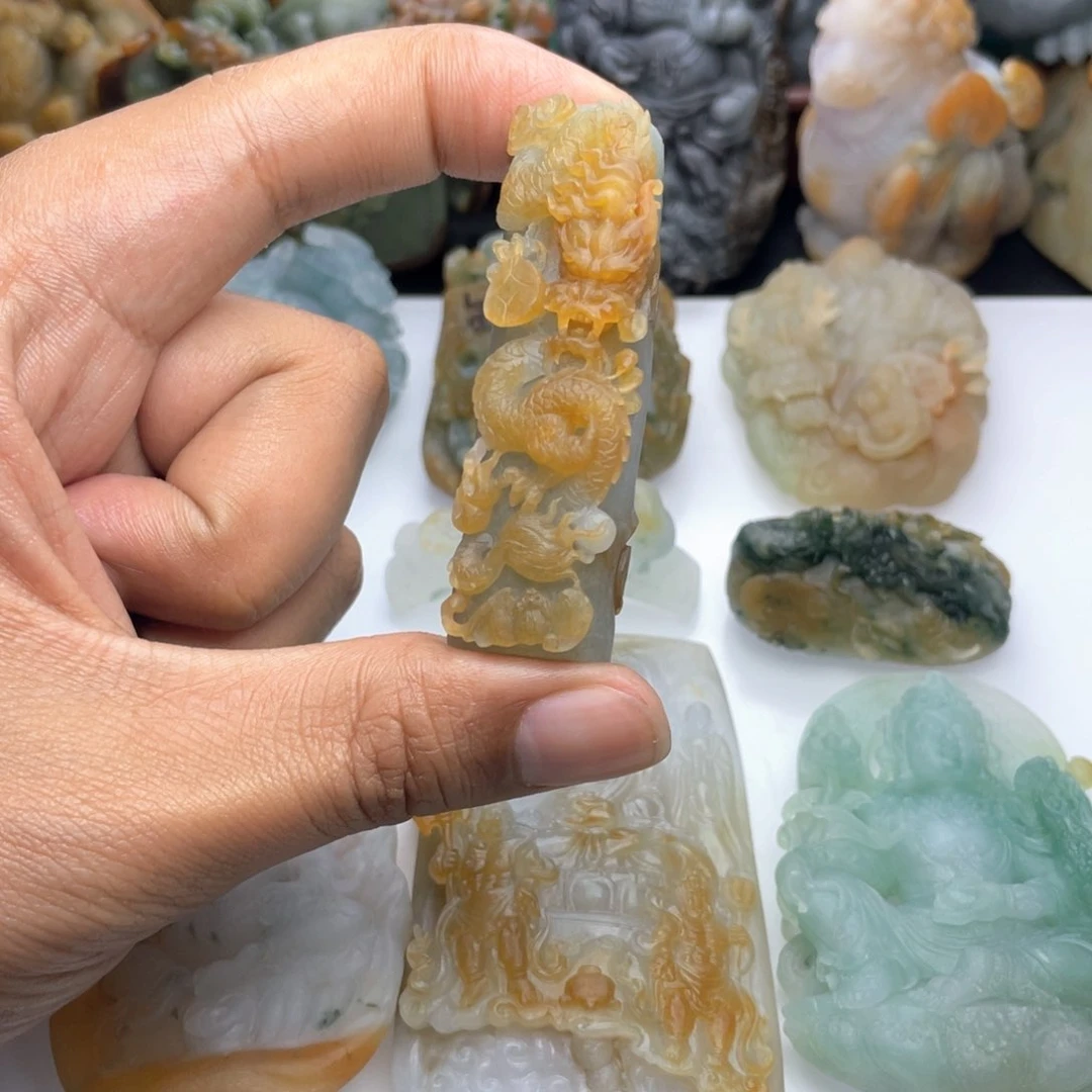 定制翡翠未镶嵌如有神助