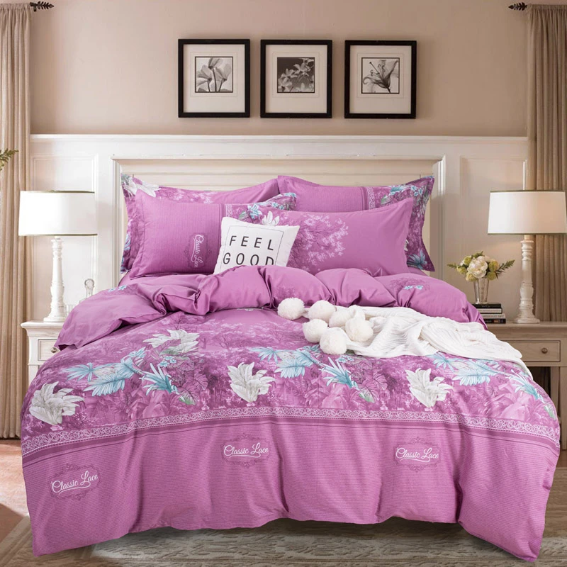 【轻奢喜庆】2025新款100%纯棉全棉四件套斜纹棉亲肤透气四季可用