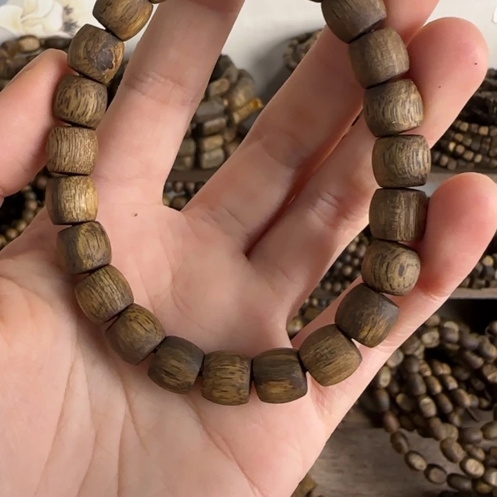 珠串奇楠沉香陆河09鼓珠单圈