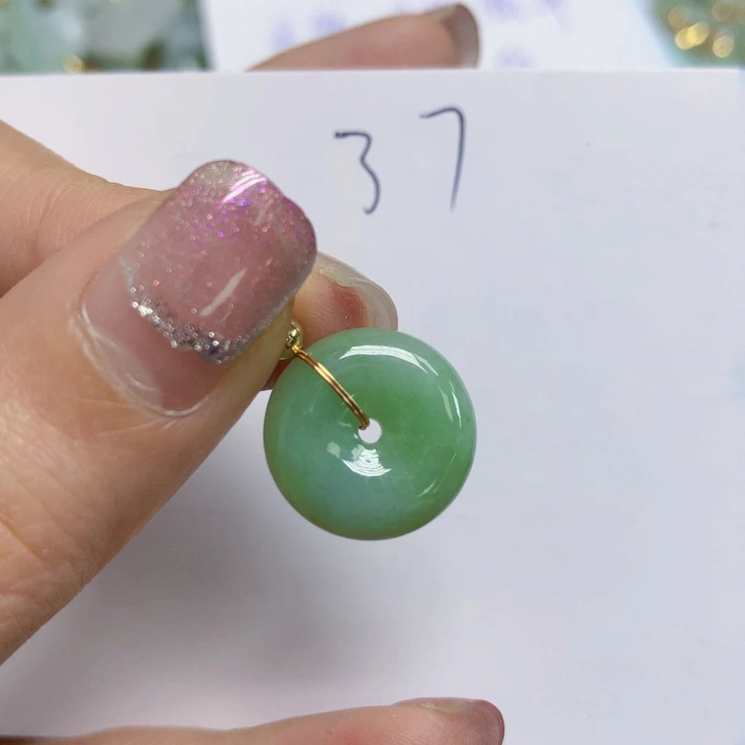 【闪购商品】翡翠颈饰合金天然翡翠A货