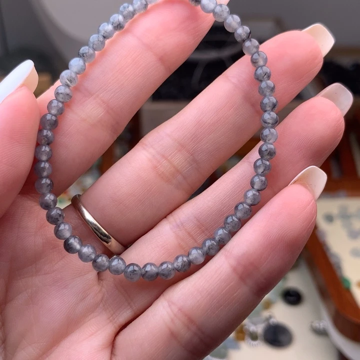 翡翠散珠卡3.8乌鸡圆珠