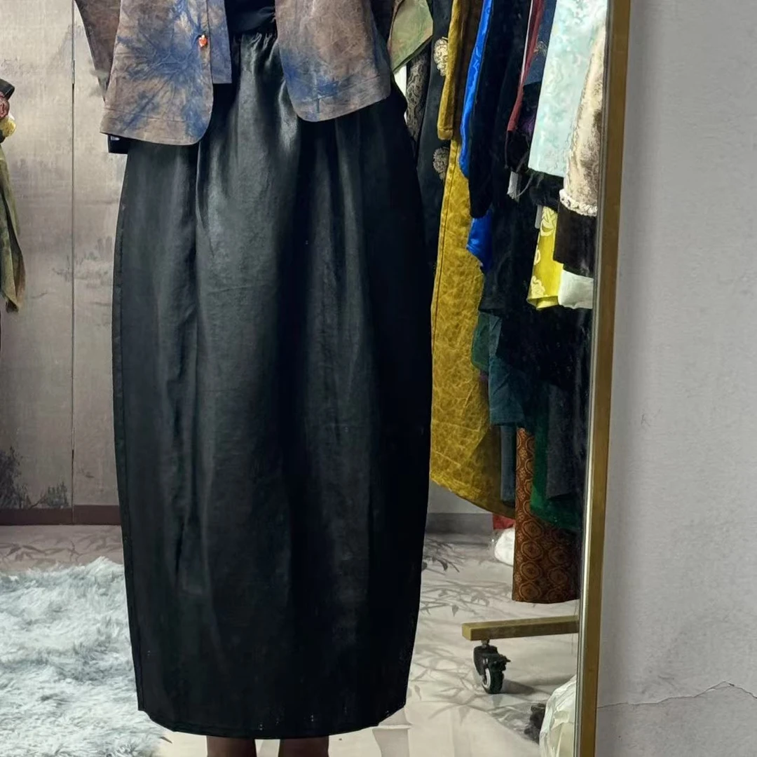 100桑蚕丝！牛缎龟·陈皮龟！60姆米花苞裙