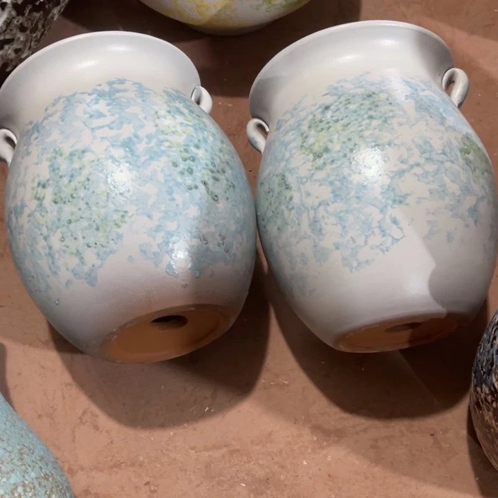 紫砂花盆口径19高度24两只正品