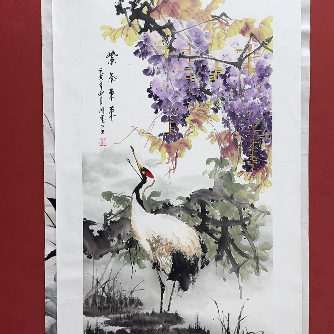 国画纯手绘佳作三尺整