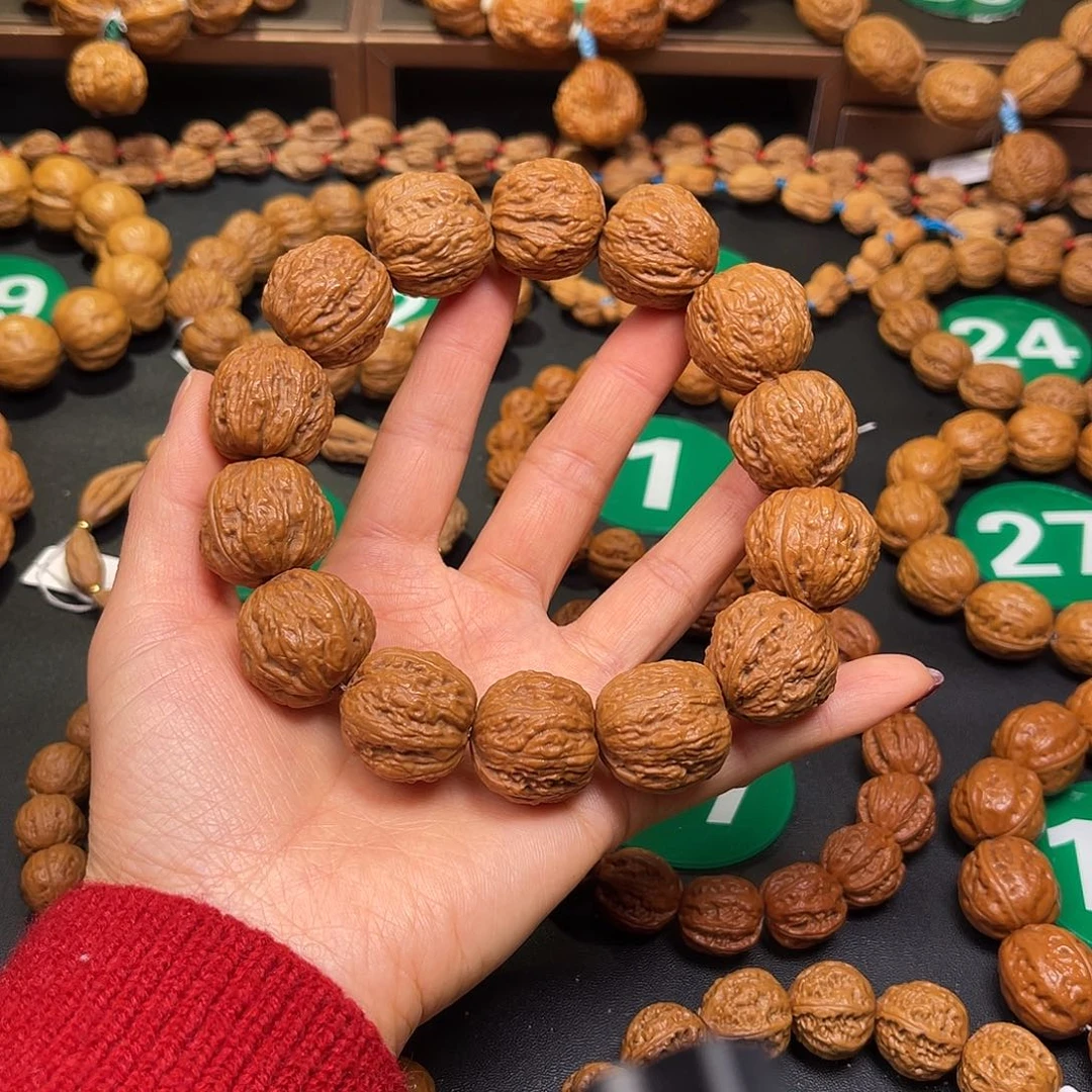 文玩核桃手串23尺寸蚂蚁纹