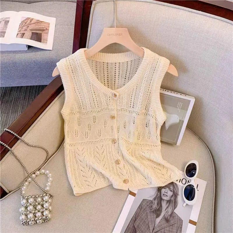 298白色米色粉色安哥拉红蓝色黑色简单款毛衣洋气性感夏季