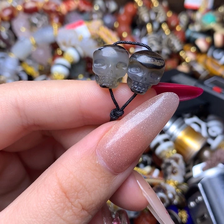 玛瑙/玉髓未镶嵌发一条