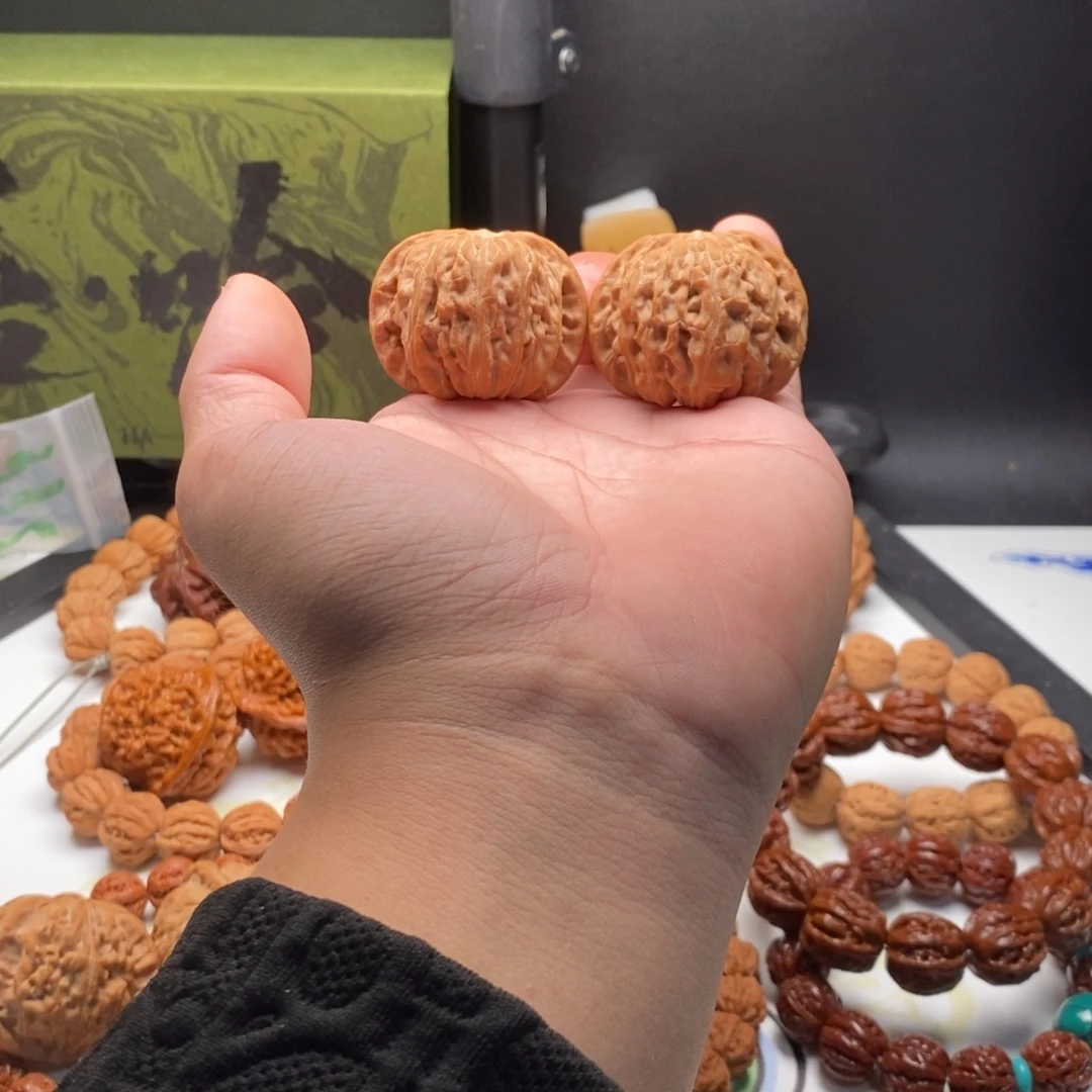 把件文玩核桃42.5全品磨盘正磨