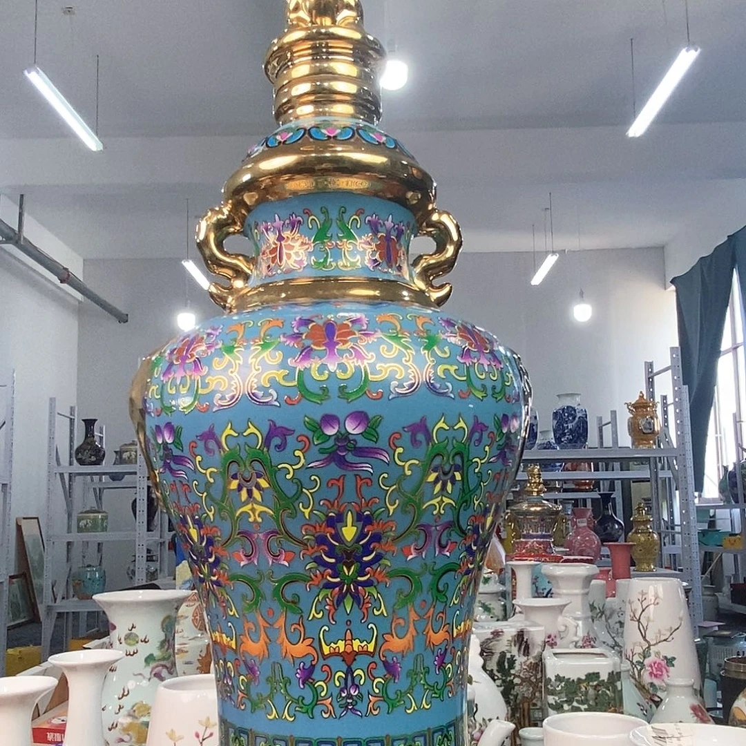 摆件景德镇陶瓷花瓶摆件