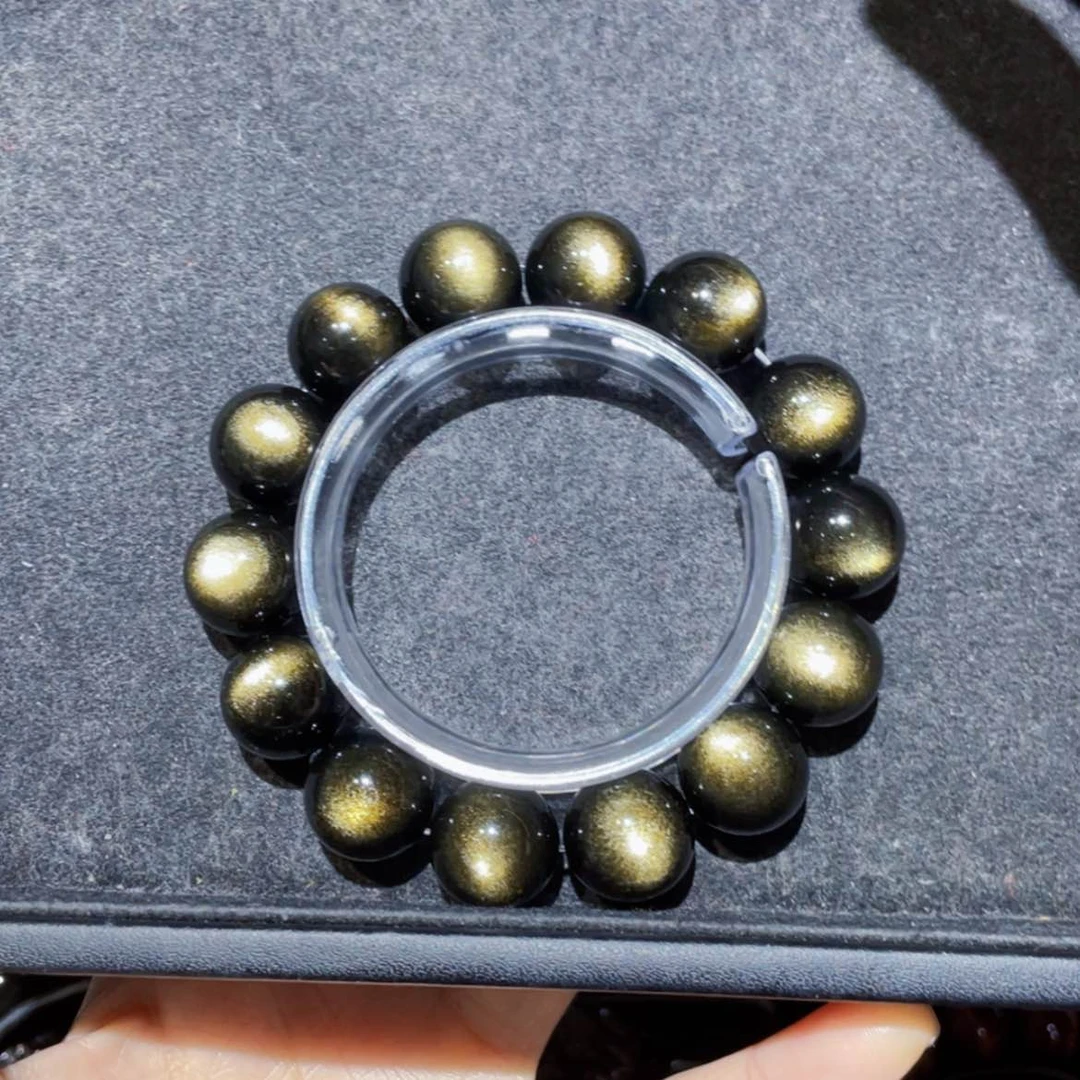 【闪购商品】黑曜岩手链未镶嵌?*