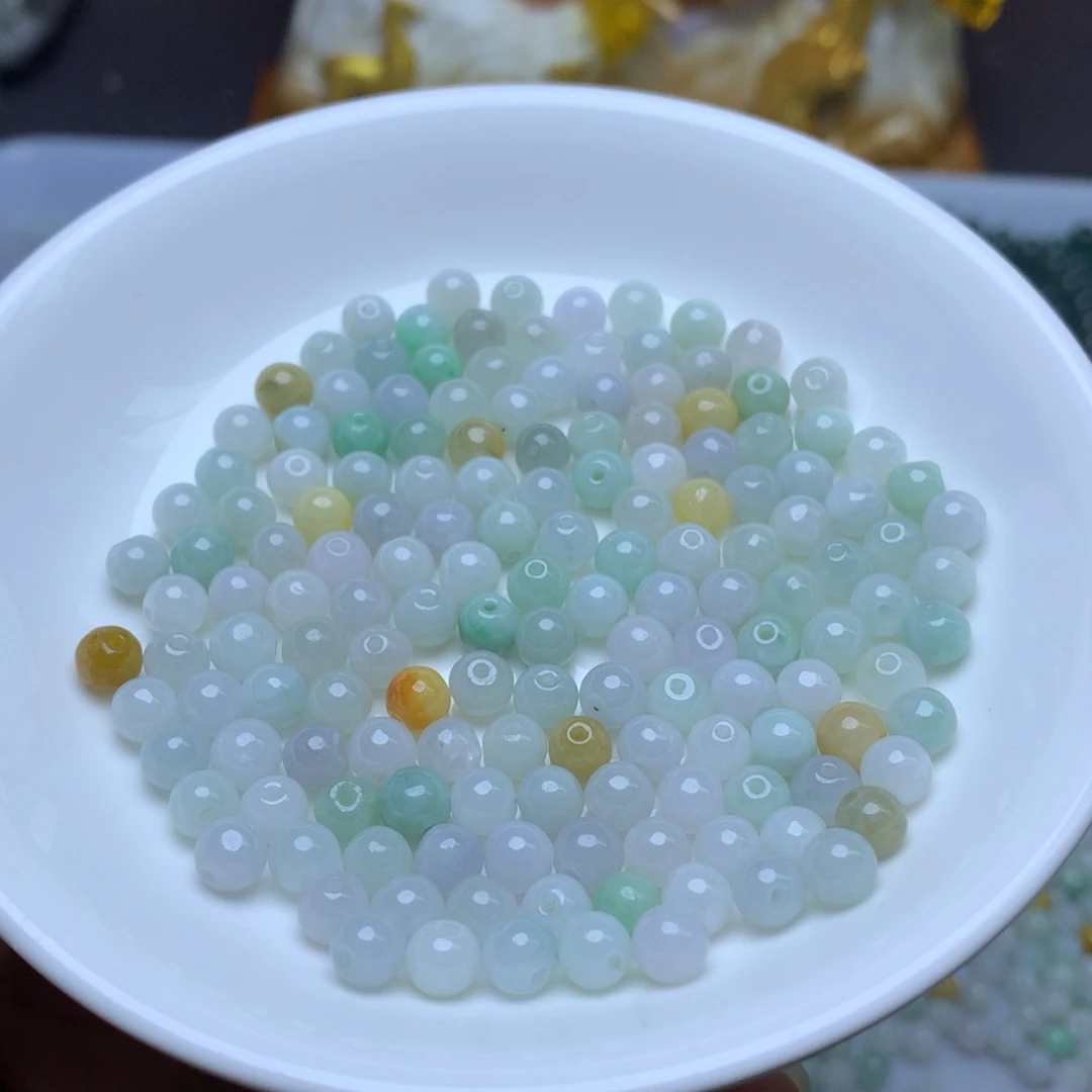 【闪购商品】翡翠手链未镶嵌卡5.2冰三彩100个