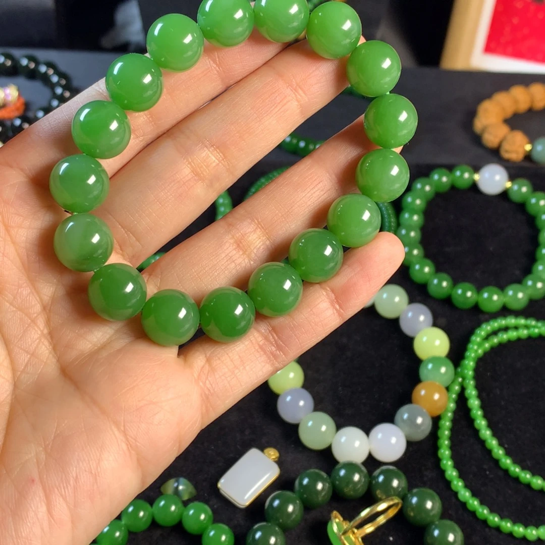 长***风和田玉未镶嵌手链