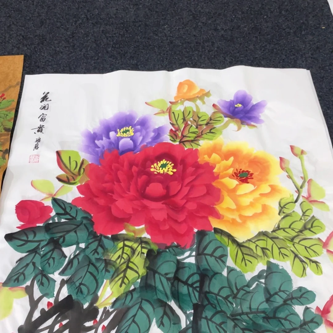 国画国画作品画心一张