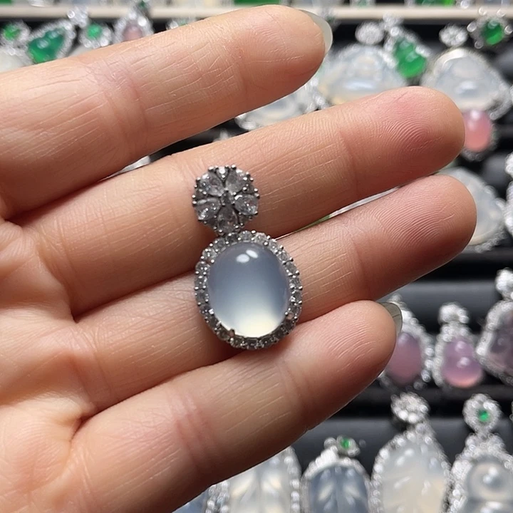 玛瑙/玉髓合金挂件