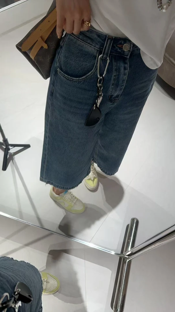 YX七NZK202506042新款七分牛仔裤时尚百搭休闲