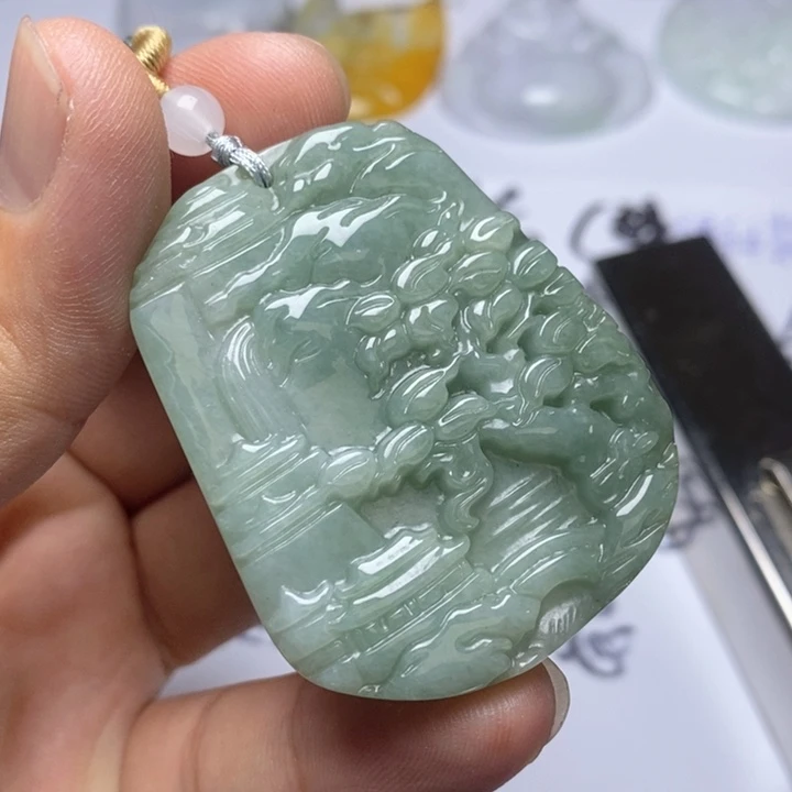 颈饰未镶嵌翡翠翡翠