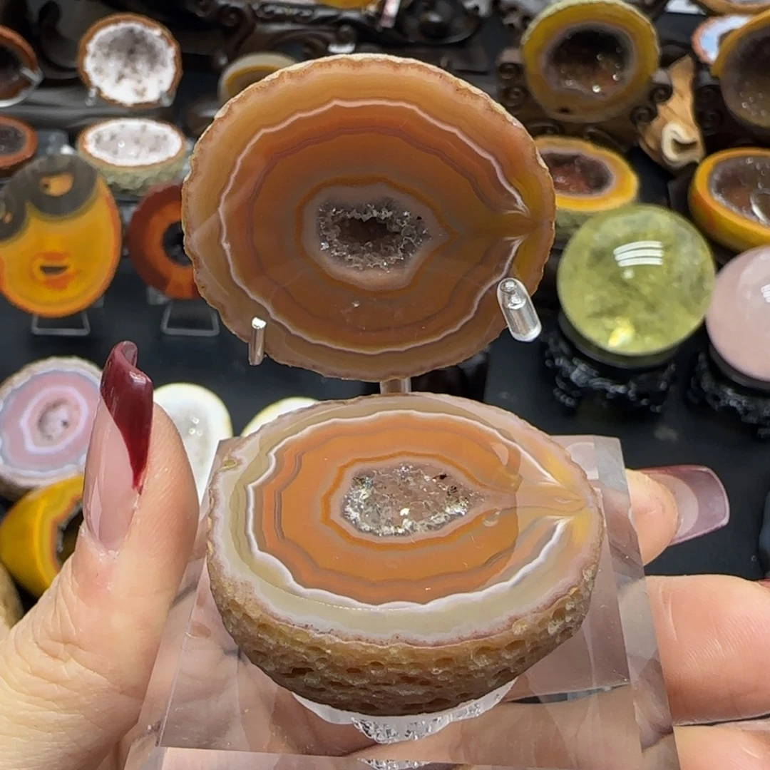 玛瑙/玉髓未镶嵌摆件