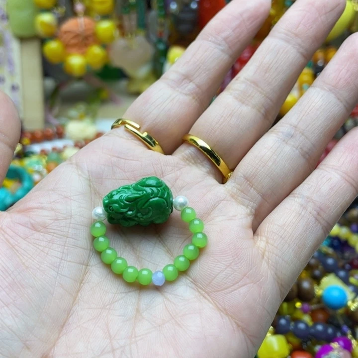 用***9无非金属70号貔貅戒指