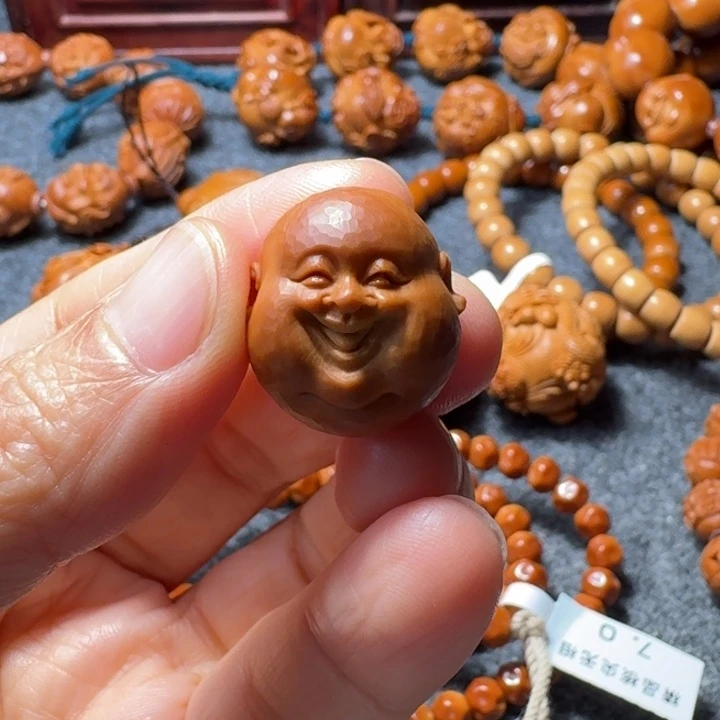 橄榄核手串/手链笑佛