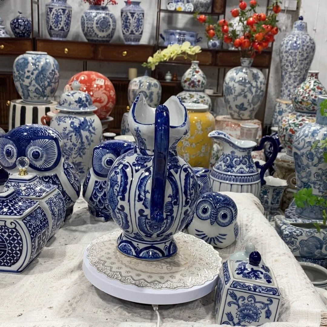 【闪购商品】摆件奶壶花瓶摆件……