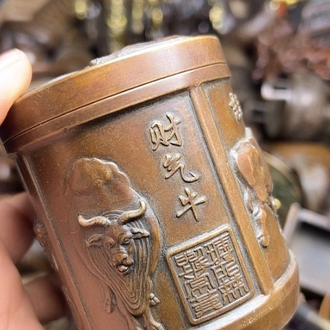 铜制工艺把玩摆件
