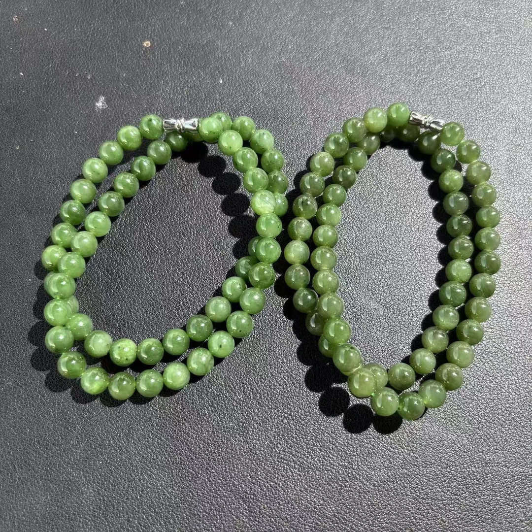 天然和田玉碧玉项链多样性发其一h860
