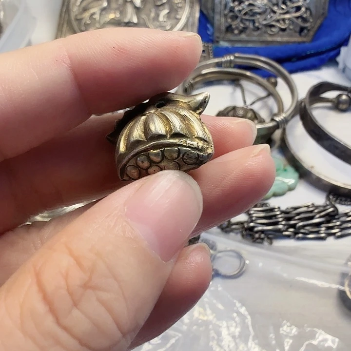 2***c纯铜锆石合金足银饰品