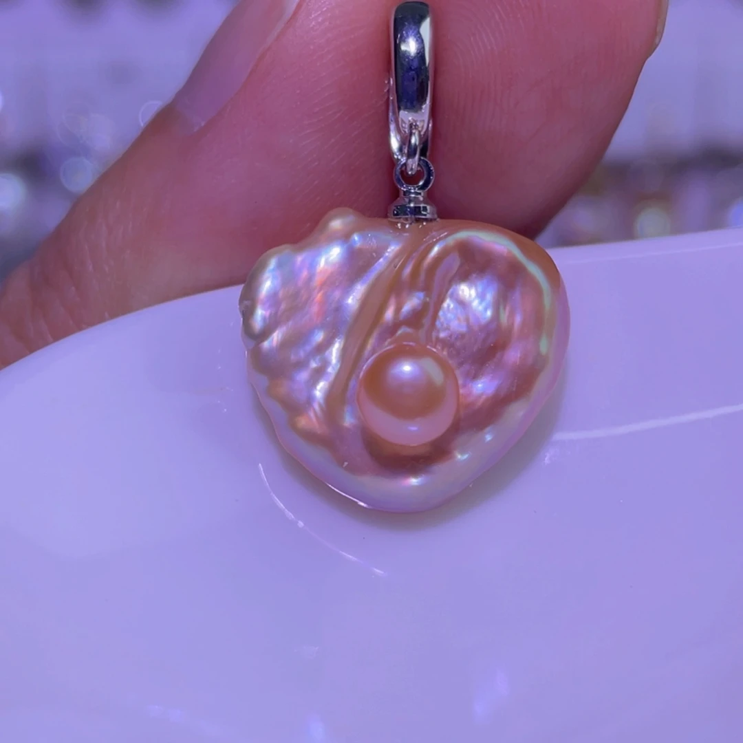 淡水珍珠未镶嵌天然淡水珍珠吊坠