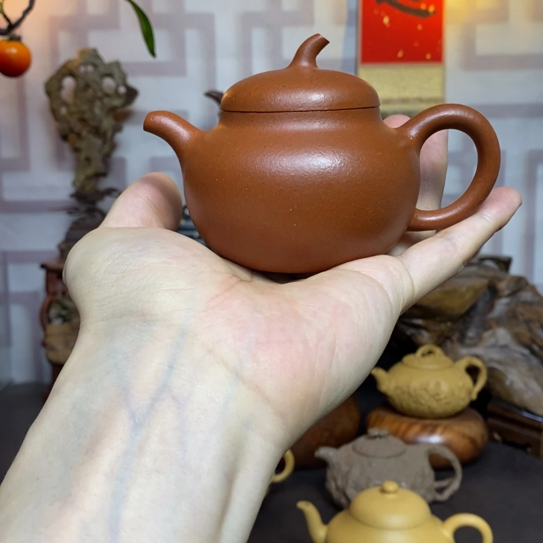 茶壶紫砂紫砂茶具降坡泥茄瓜