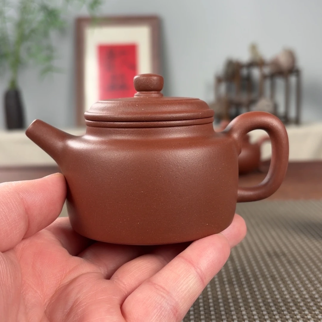 紫砂茶壶春*波黄龙山原矿紫砂壶159